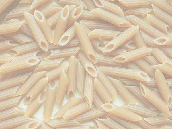 Pâtes Penne Délicate Tonalité Tamisée Douce Utile Comme Fond — Photo