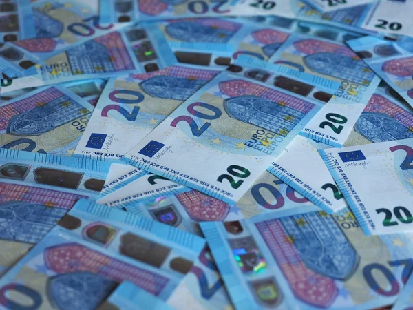Eurosedlar Pengar Euro Europeiska Unionens Valuta — Stockfoto