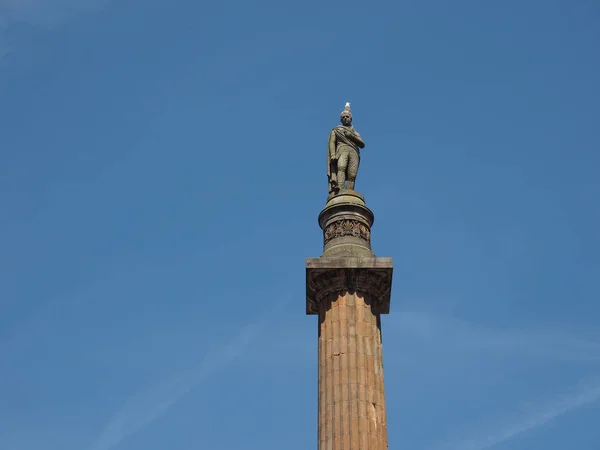 Glasgow Circa Giugno 2018 Colonna Sir Walter Scott George Square — Foto Stock