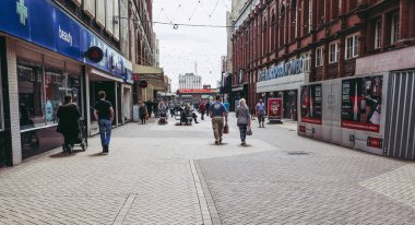 Blackpool, İngiltere - Haziran 2016 yaklaşık: Kenti