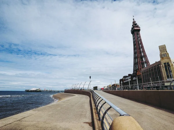 Blackpool Juni 2016 Blackpool Pleasure Beach Resort Und Blackpool Tower — Stockfoto