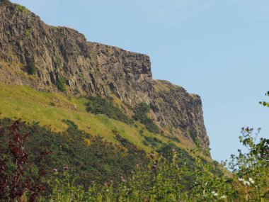 Arthur'un koltuk Holyrood Park Edinburgh, İngiltere
