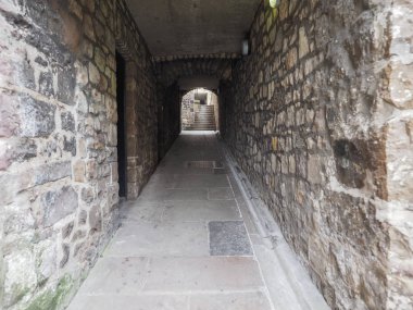 Edinburgh, İngiltere'de yeni şehir ile Old Town bağlama dik adımları