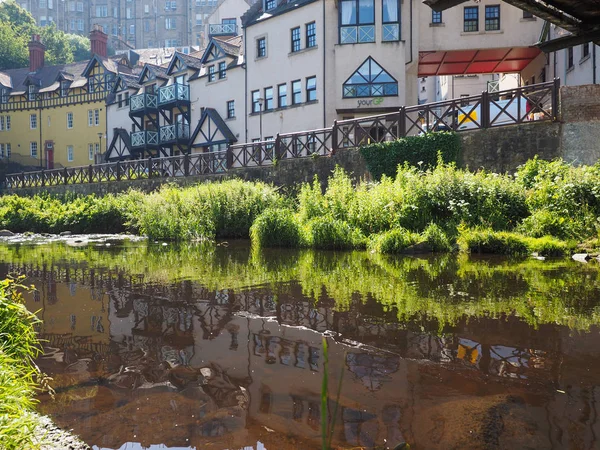 ディーン村 英国エジンバラ Leith の水川 — ストック写真