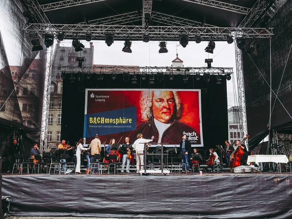 Lipsko Německo Června 2014 Koncert Bachfest Každoroční Letní Hudební Festival — Stock fotografie