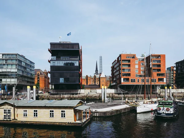 Hamburg Alemania Circa Mayo 2017 Hafenbarrio Ciudad Distrito Hamburgo Mitte — Foto de Stock