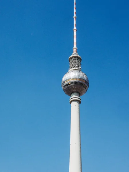 Berlim Alemanha Circa Junho 2016 Fernsehturm Que Significa Torre Televisão — Fotografia de Stock