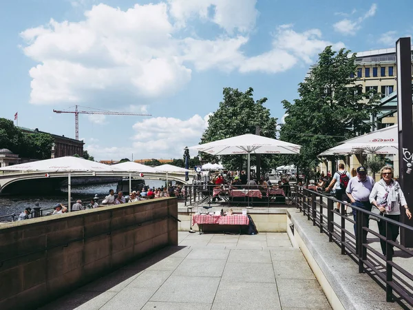 Berlin Deutschland Juni 2016 Stadtbesucher — Stockfoto