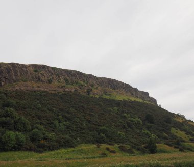 Arthur'un koltuk Holyrood Park Edinburgh, İngiltere