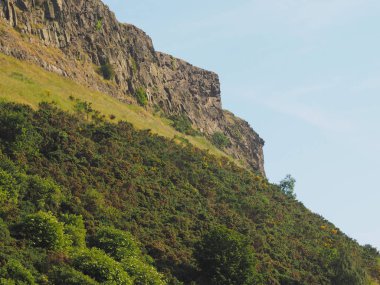 Arthur'un koltuk Holyrood Park Edinburgh, İngiltere