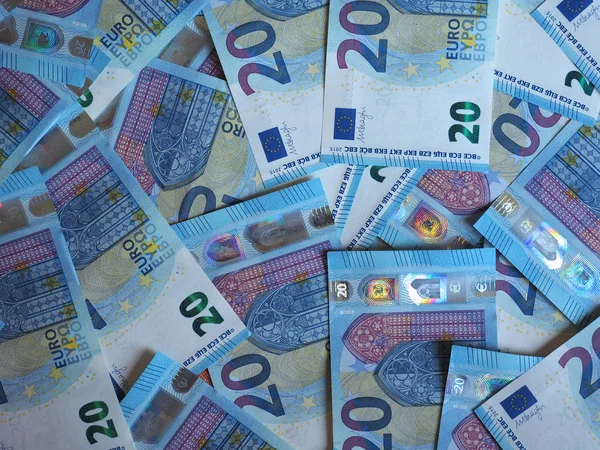 欧元钞票货币 欧洲联盟的货币 — 图库照片