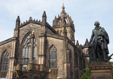 Edinburgh, İngiltere'de St Giles Cathedral Kilisesi (aka yüksek Kirk, Edinburgh)