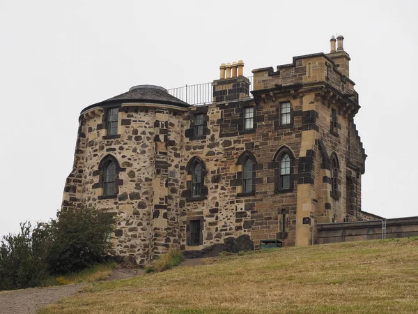 Stary Dom Obserwatorium Calton Hill Edynburg — Zdjęcie stockowe