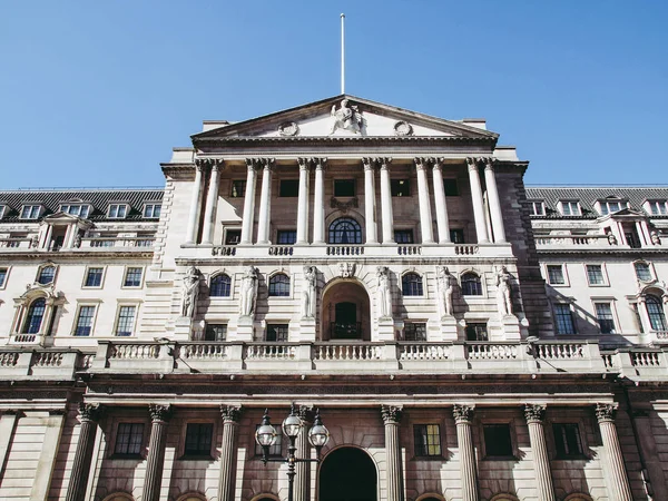 イングランド ロンドン 英国の銀行の歴史的建造物 — ストック写真