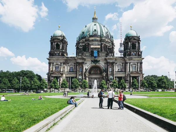 Berlin Allemagne Circa Juin 2016 Berliner Dom Signifie Église Cathédrale — Photo