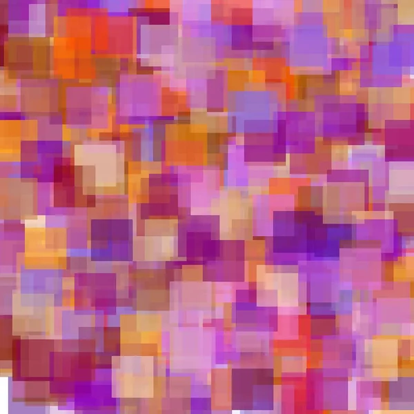 Ilustración Abstracta Minimalista Color Marrón Anaranjado Violeta Con Cuadrados Útiles —  Fotos de Stock