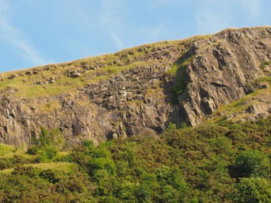 Arthur'un koltuk Holyrood Park Edinburgh, İngiltere
