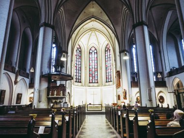 HAMBURG, GERMANY - CIRCA MAY 2017: Hauptkirche St Petri (St Peter Church) aka Petrikirche