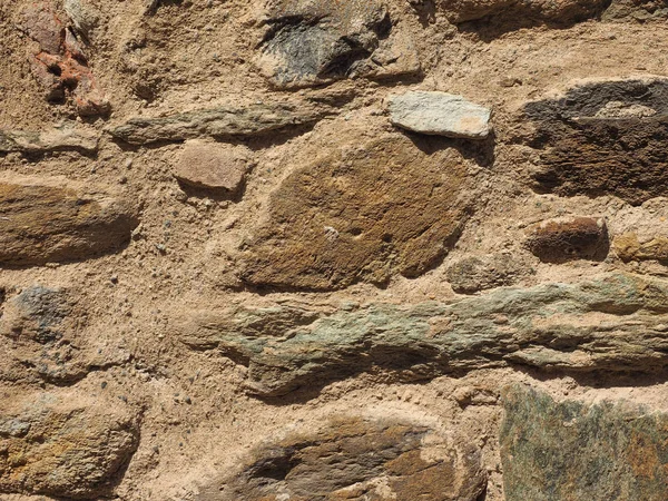 Textura Pedra Marrom Útil Como Fundo — Fotografia de Stock