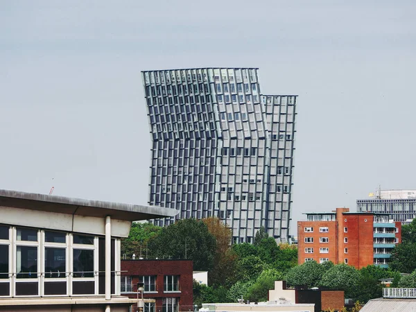 ハディ テヘラニ Brt 建築家によって設計されたレーパーバーン ザンクト パウリのハンブルク ドイツ 2017年 月年頃 ダンス塔を意味する — ストック写真