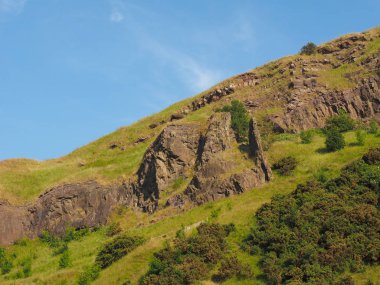 Arthur'un koltuk Holyrood Park Edinburgh, İngiltere