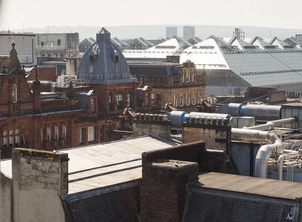 Aerial View City Glasgow — Stock Photo, Image