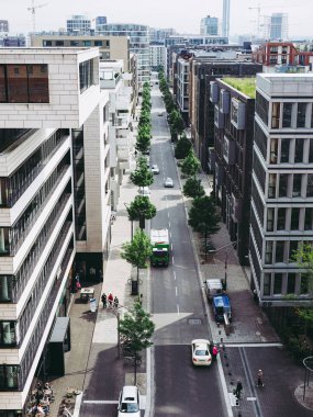 Hamburg, Almanya - Mayıs 2017 yaklaşık: Hamburg city, görünüm