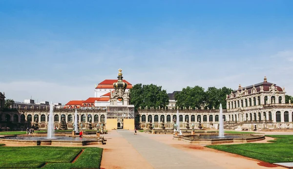 Dresden Germania Giugno 2014 Palazzo Dresdner Zwinger Progettato Poeppelmann Nel — Foto Stock