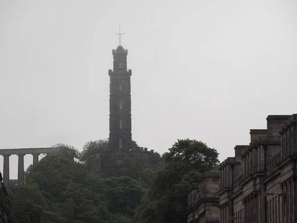 Calton Hill Haar Monumenten Edinburgh Verenigd Koninkrijk — Stockfoto