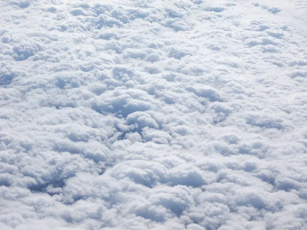 White Clouds Seen Airplane Useful Background — Stock Photo, Image