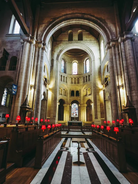 贝尔法斯特 2018年6月 安妮大教堂 又名贝尔法斯特大教堂 教会内部 — 图库照片