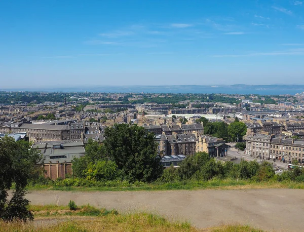 Veduta Aerea Della Città Vista Calton Hill Edimburgo Regno Unito — Foto Stock