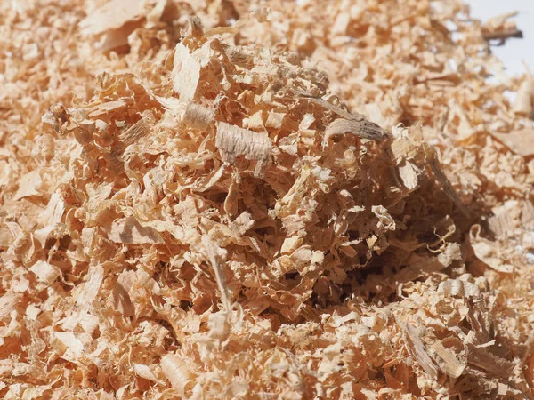 Segatura Sottoprodotto Della Polvere Legno Prodotto Scarto Operazioni Lavorazione Del — Foto Stock