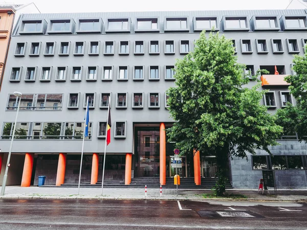 Berlin Allemagne Circa Juin 2016 Belgische Botschaft Ambassade Belgique — Photo