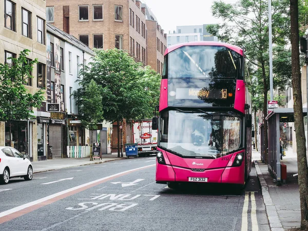 Belfast Circa June 2018 Double Decker Metro Bus Public Transport — Stock Photo, Image