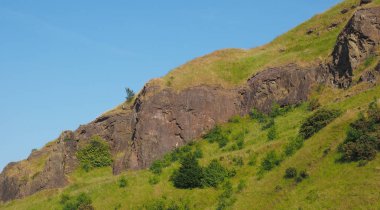 Arthur'un koltuk Holyrood Park Edinburgh, İngiltere