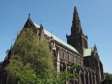 Glasgow Katedrali aka yüksek Kirk veya St Kentigern veya St Mungo Glasgow, İngiltere