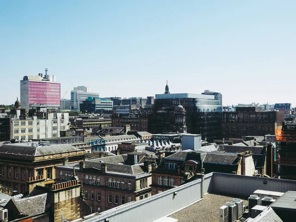 Glasgow Velká Británie Cca Červen 2018 Letecký Pohled Město — Stock fotografie