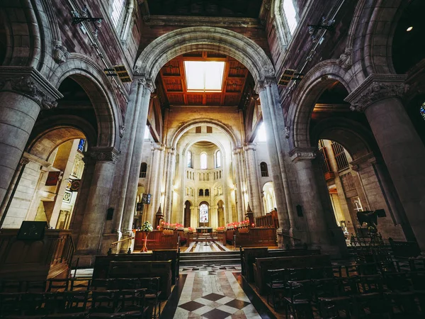 Belfast Około Czerwca 2018 Wnętrze Kościoła Anne Cathedral Aka Belfast — Zdjęcie stockowe