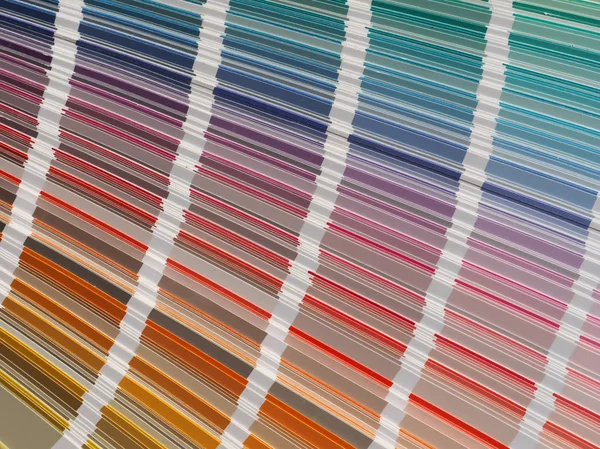 Διαθέτει Σύστημα Χρωμάτων Πολλά Δείγματα Χρώματος Συμπεριλαμβανομένων Των Αποχρώσεων Του — Φωτογραφία Αρχείου