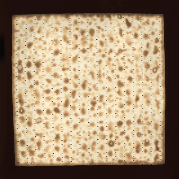 Опресноки Мацы Еврейского Необработанного Пресного Хлеба — стоковое фото