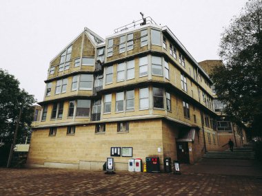 Bath, İngiltere - Eylül 2016 yaklaşık: Mimarlık ve İnşaat Mühendisliği, University of Bath Peter ve Alison Smithson mimarlar tarafından tasarlanmış