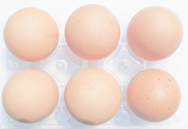 Imagen Huevos Delicado Tono Suave Descolorido Útil Como Fondo — Foto de Stock