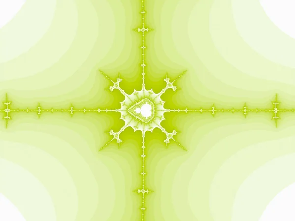 Ilustración Fractal Abstracta Verde Útil Como Fondo — Foto de Stock