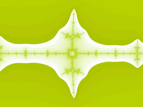 Grüne Abstrakte Fraktale Illustration Nützlich Als Hintergrund — Stockfoto