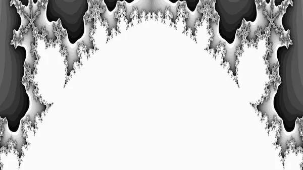 Graue Abstrakte Fraktale Illustration Als Hintergrund Nützlich — Stockfoto