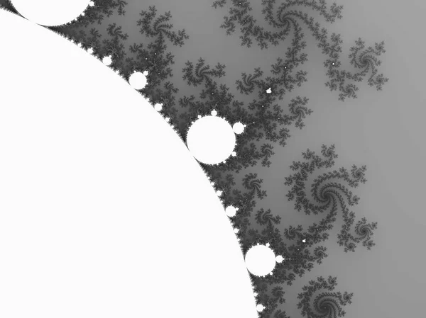 Gray Abstract Fractal Illustration Useful Background — Stock Photo, Image