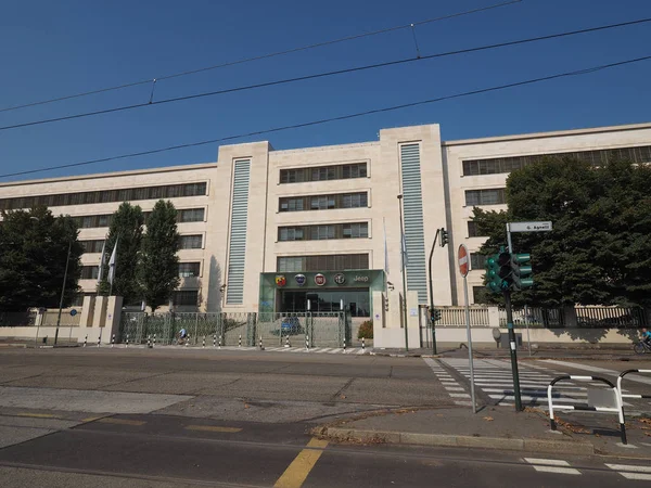 Turin Itália Circa Septembro 2018 Fábrica Automóveis Fiat Chrysler Fca — Fotografia de Stock