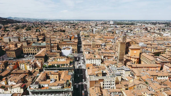 Вид Воздуха Город Болонья Италия — стоковое фото