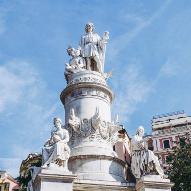 anıt christopher columbus Cenova İtalya